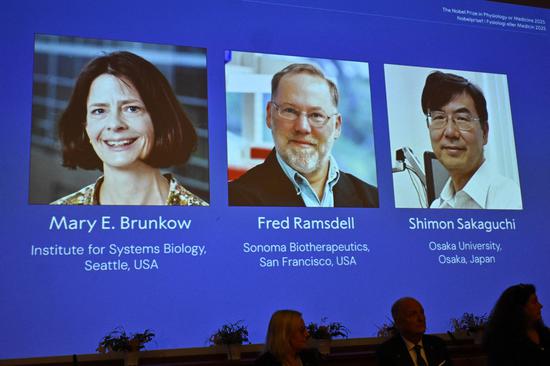 Three scientists share Nobel Prize in Medicine for discoveries concerning peripheral immune tolerance